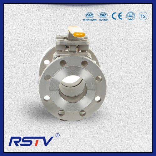 API&ASME&DIN&JIS Stainless Steel CF8m / CF8 / Wcb 2PC Floating Flange Ball Valve